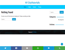 Tablet Screenshot of newyorkcitywaterfalls.com